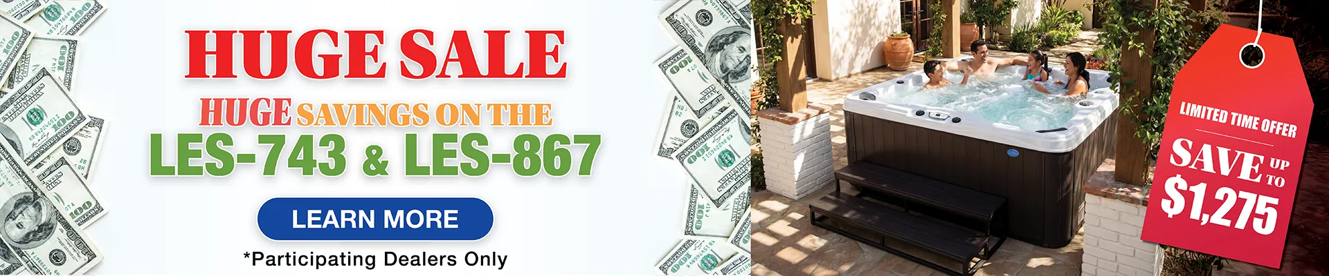 Calspas hot tub being used in a family setting - Suffolk